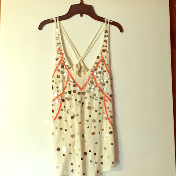 Ecote Sequin Top