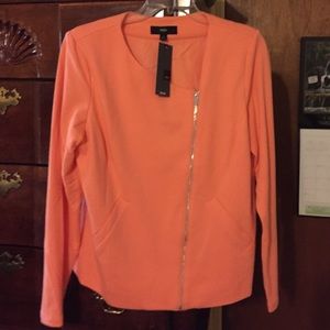 Peach/coral blazer. New with tags