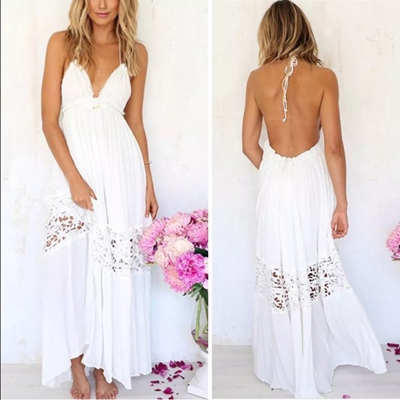 Dresses & Skirts - Halter Maxi dress NWOT