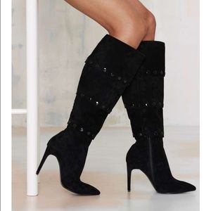 New! Jeffrey Campbell tall layered boots