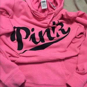 VS Pink Hoodie Large