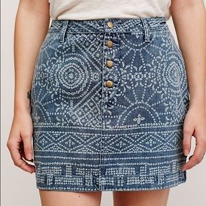 FREE PEOPLE School Daze Mini Skirt