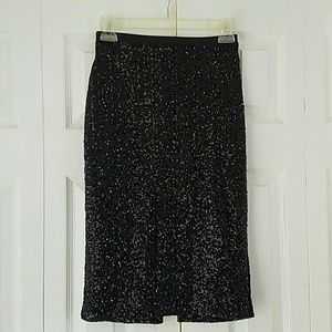 Sequin Pencil Skirt