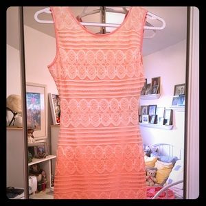 Coral ombré Dress