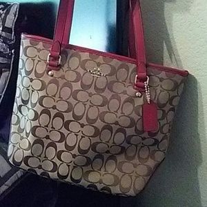 Authentic Coach tote bag