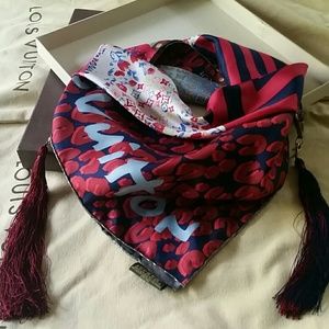 ***SOLD***. Louis Vuitton Silk Scarf