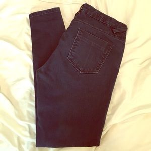 Dark blue jeans!