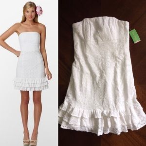$228 Lilly Pulitzer Franco Dress Resort White