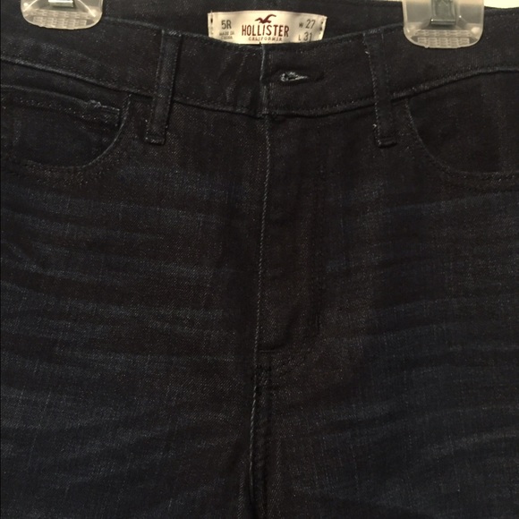NWOT Dark Wash High Waister Hollister Skinny Jeans