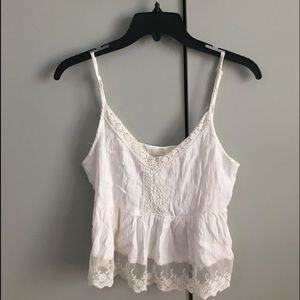 White Lace Tank Top from LF