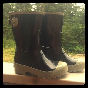 Classic Short Black Rain Boots