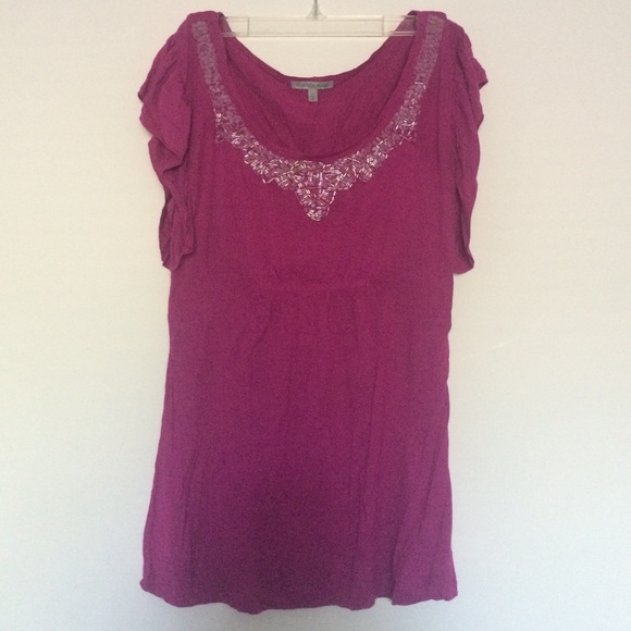 Magenta top