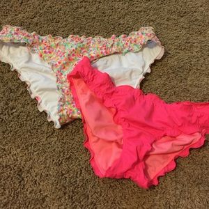 2 bikini bottoms