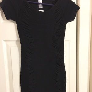 New Sexy Black Fitted Bandage Cut out Dress LBD