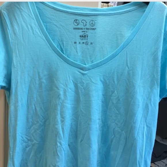 NWOT turquoise tee