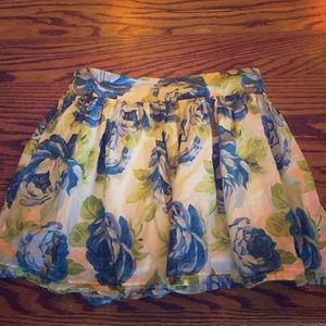 Flowery skirt