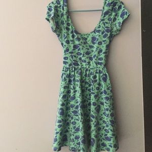 Turquoise Forever 21 dress