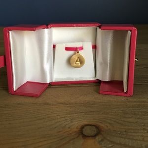 14K yellow gold Helen Ficalora "A" Alphabet Charm