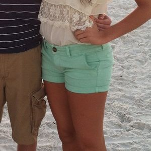 American eagle midi shorts