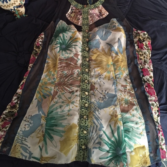 Anthropologie Byron Lars Wilderflora Racerback - Picture 3 of 3
