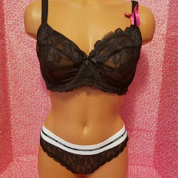 Victorias Secret Lace Unlined Demi Bra