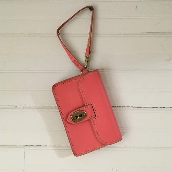 Fossil wristlet purse