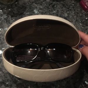 Coach sunglasses in original case!