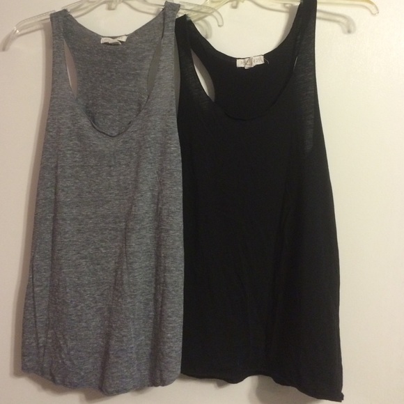 Black and gray forever 21 tanks