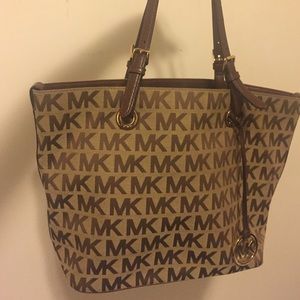 Authentic Brown/Tan Michael Kors Purse