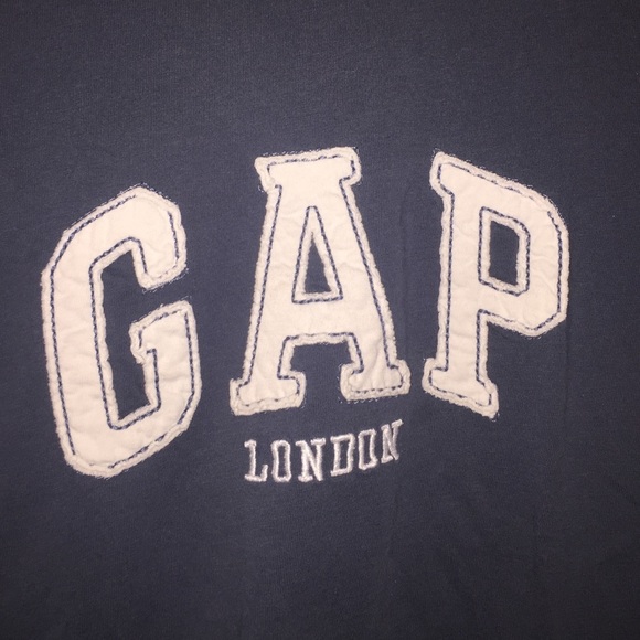 GAP London Size S Navy Fitted T Shirt - Picture 3 of 4