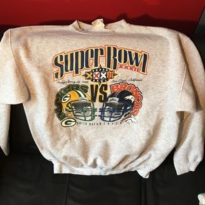 Green Bay Packers Denver Broncos Sweatshirt XXL