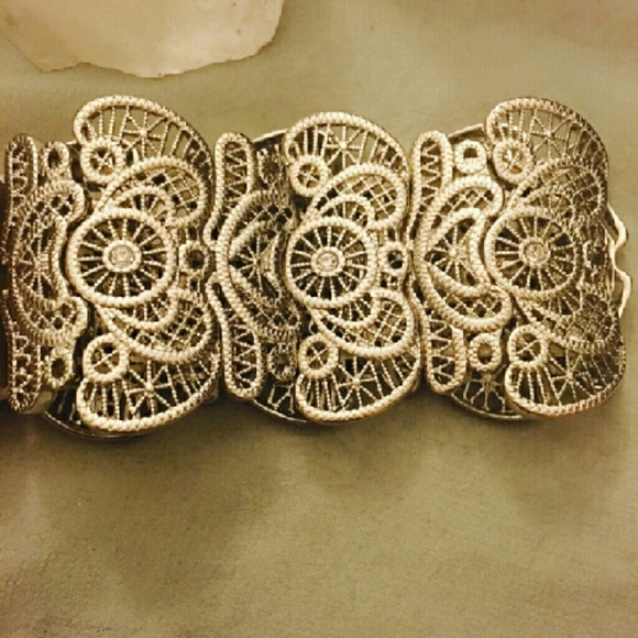 Gold colored bracelet