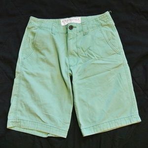 Aeropostale green chino shorts