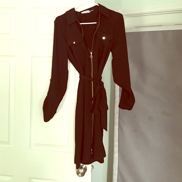 Sexy Calvin Klein zip dress, size 10