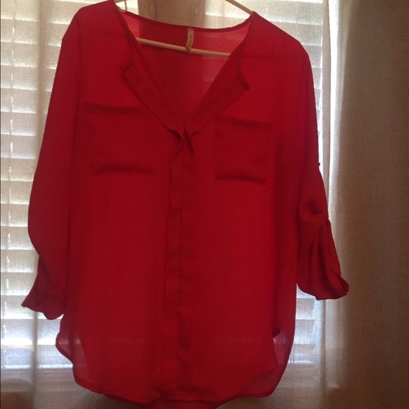 Red blouse- from Francesca's