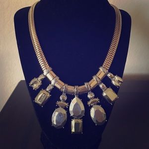 Express Two Tone Statement Necklace