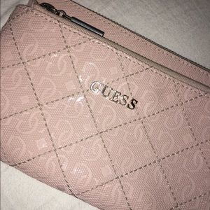 Guess light pink wallet