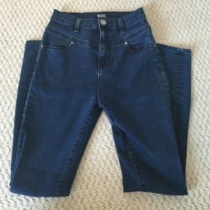 BDG high rise blue jeans