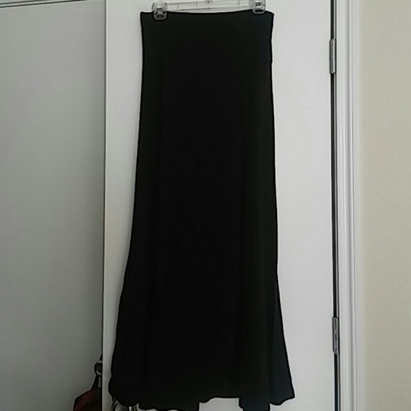Black maxi skirt