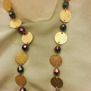 Circle and beaded Necklace