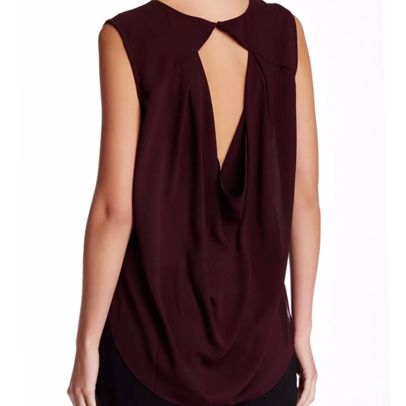 Willow & Clay Drape Back Date Night Tank Blouse