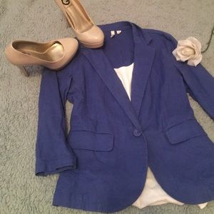 🌸 FRENCHI BLUE BLAZER