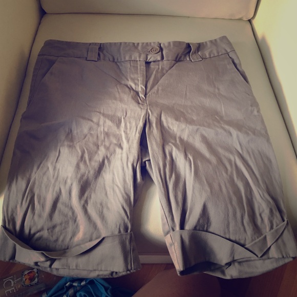 Tan shorts, size 10