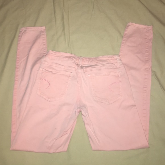 Pink American Eagle Skinny Jeans - Picture 2 of 4