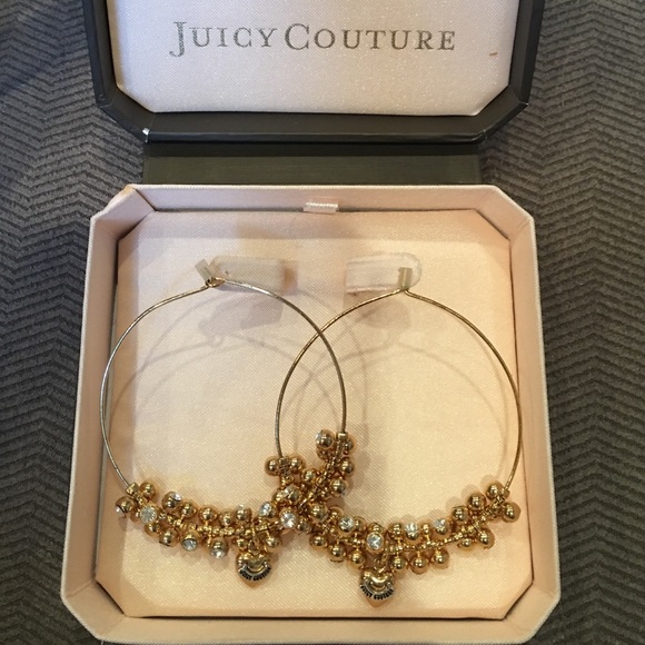 Juicy Couture Gold Hoop Earrings
