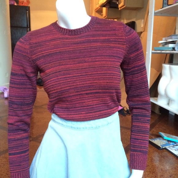 American apparel L/S knit cropped sweater