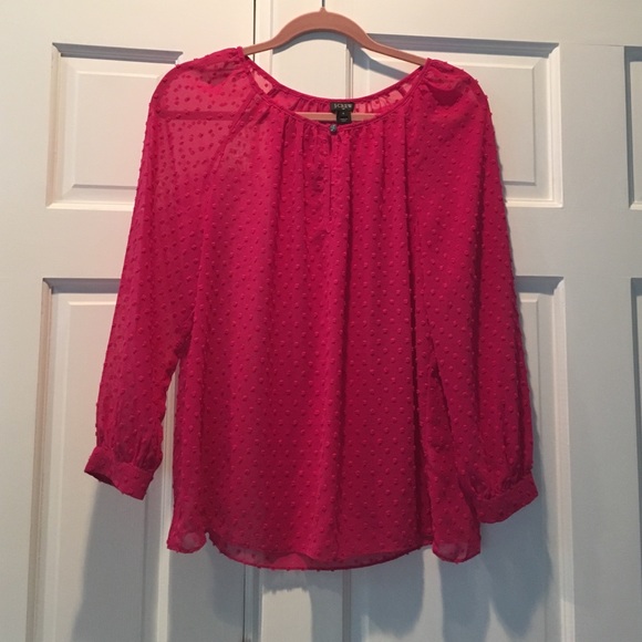 Flowy hot pink top