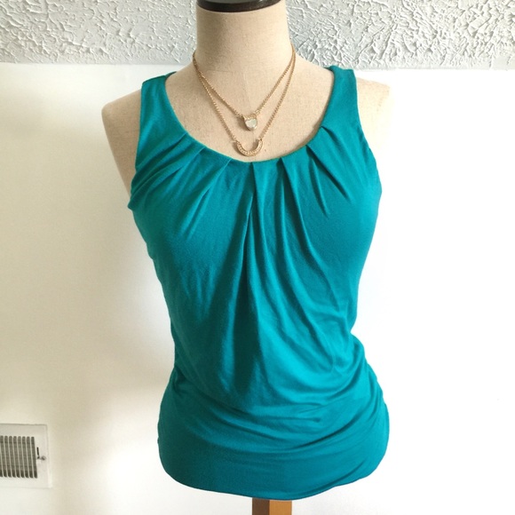 Ann Taylor Tops - xs Ann Taylor sleeveless blouse - teal tank top