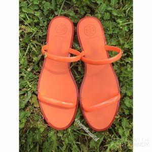 Tory Burch Orange Jelly Sandals Tory Burch Orange Jelly Sandals