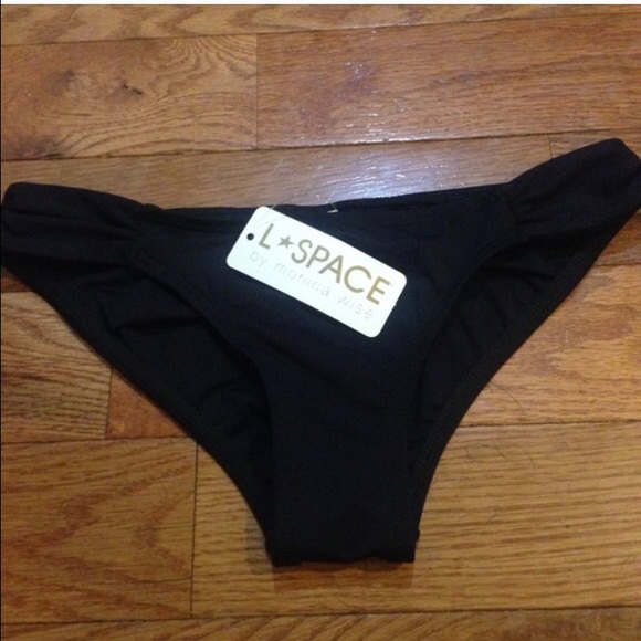 Nicole Wise l space black bikini bottoms